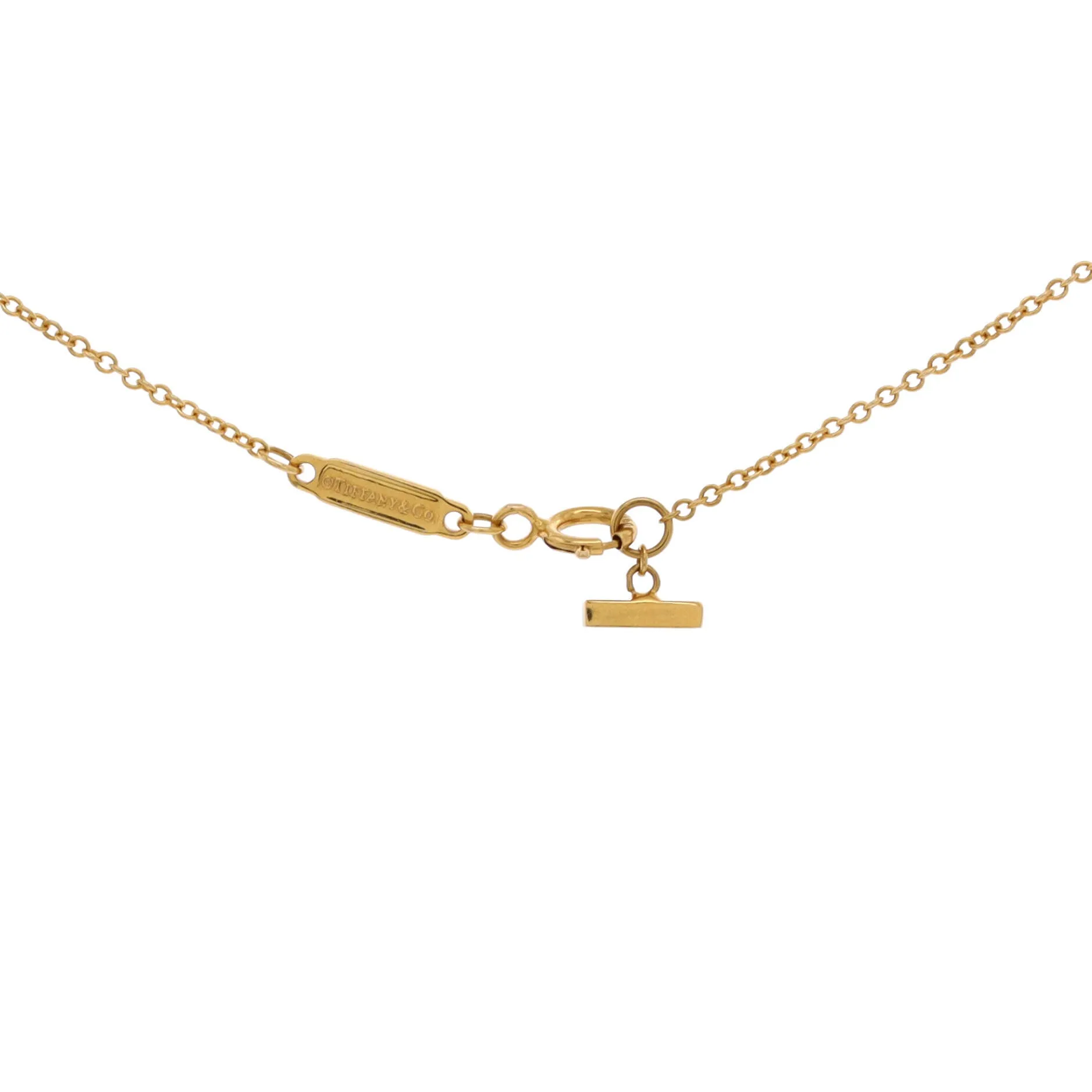 T Smile Pendant Necklace 18K Yellow Gold with Diamonds Mini sold by Zulily product image thumbnail 4