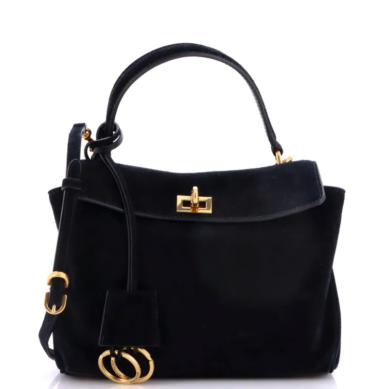 Rodeo Shoulder Bag Suede Mini made by Balenciaga
