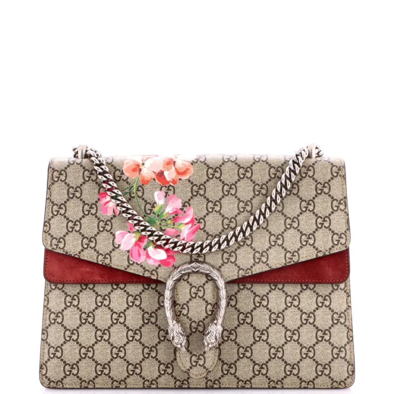 Dionysus Bag Blooms Print GG Coated Canvas Medium made by Gucci