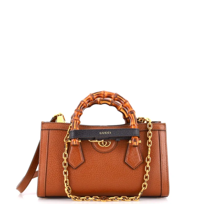 Diana NM Convertible Shoulder Bag Leather Small made by Gucci