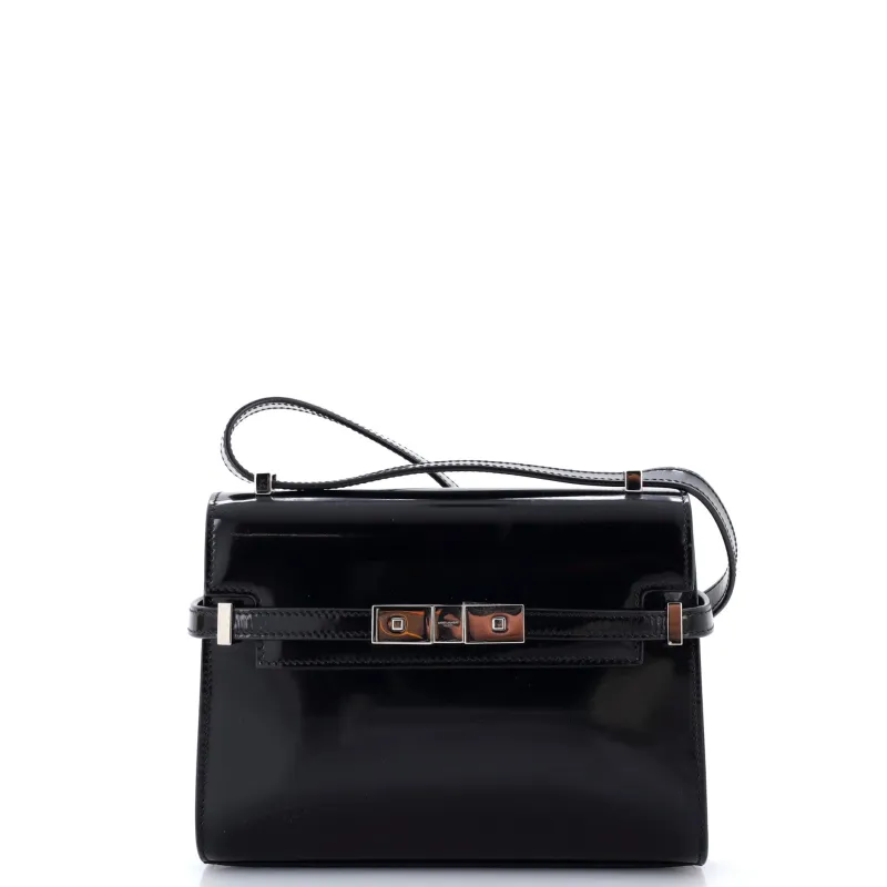 Manhattan Shoulder Bag Leather Mini made by Yves Saint Laurent