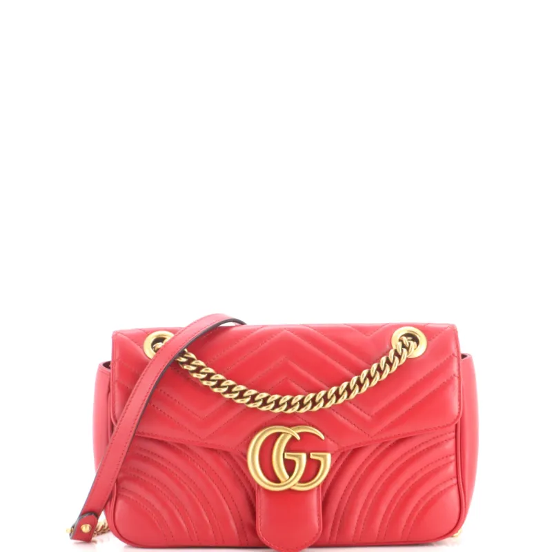 GG Marmont Flap Bag Matelasse Leather Small made by Gucci