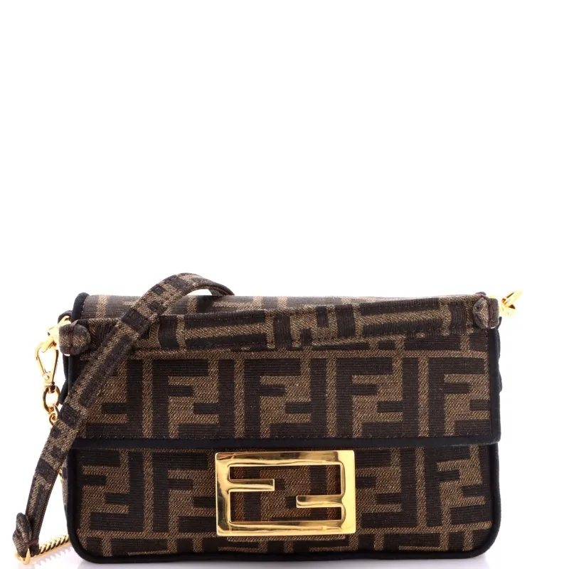 Baguette NM Bag Zucca Canvas Mini made by Fendi