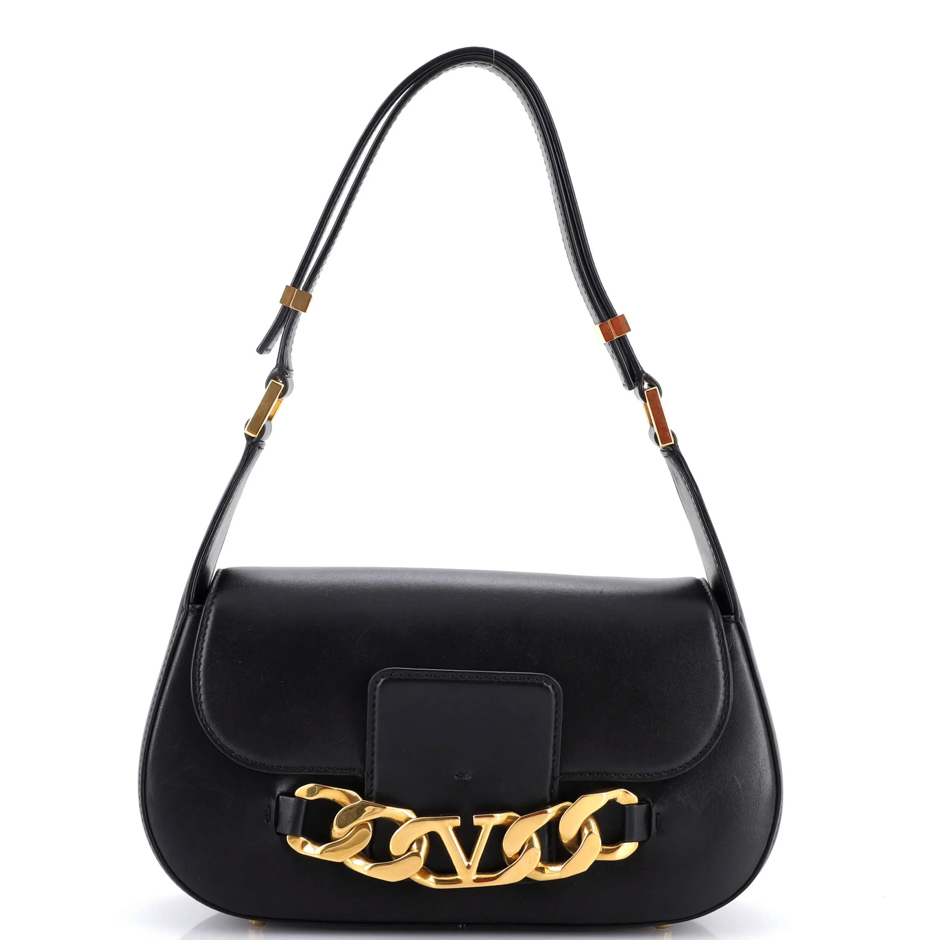 VLogo Chain Flap Shoulder Bag Leather Medium sold by Zulily