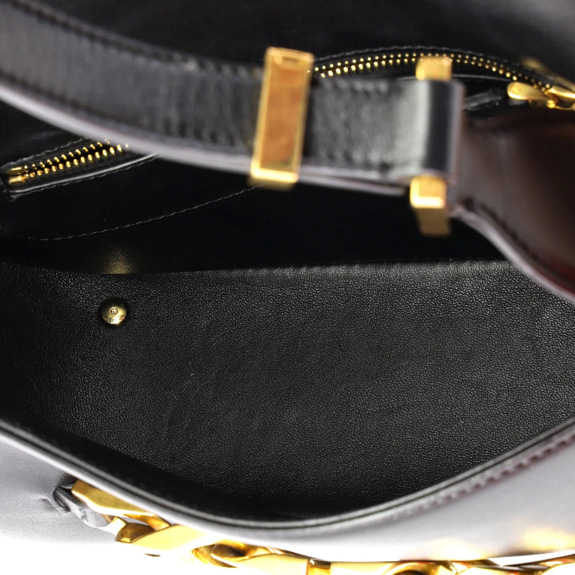 VLogo Chain Flap Shoulder Bag Leather Medium sold by Zulily product image thumbnail 5