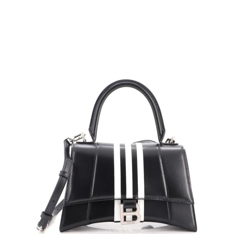 x adidas Hourglass Top Handle Bag Leather Small made by Balenciaga