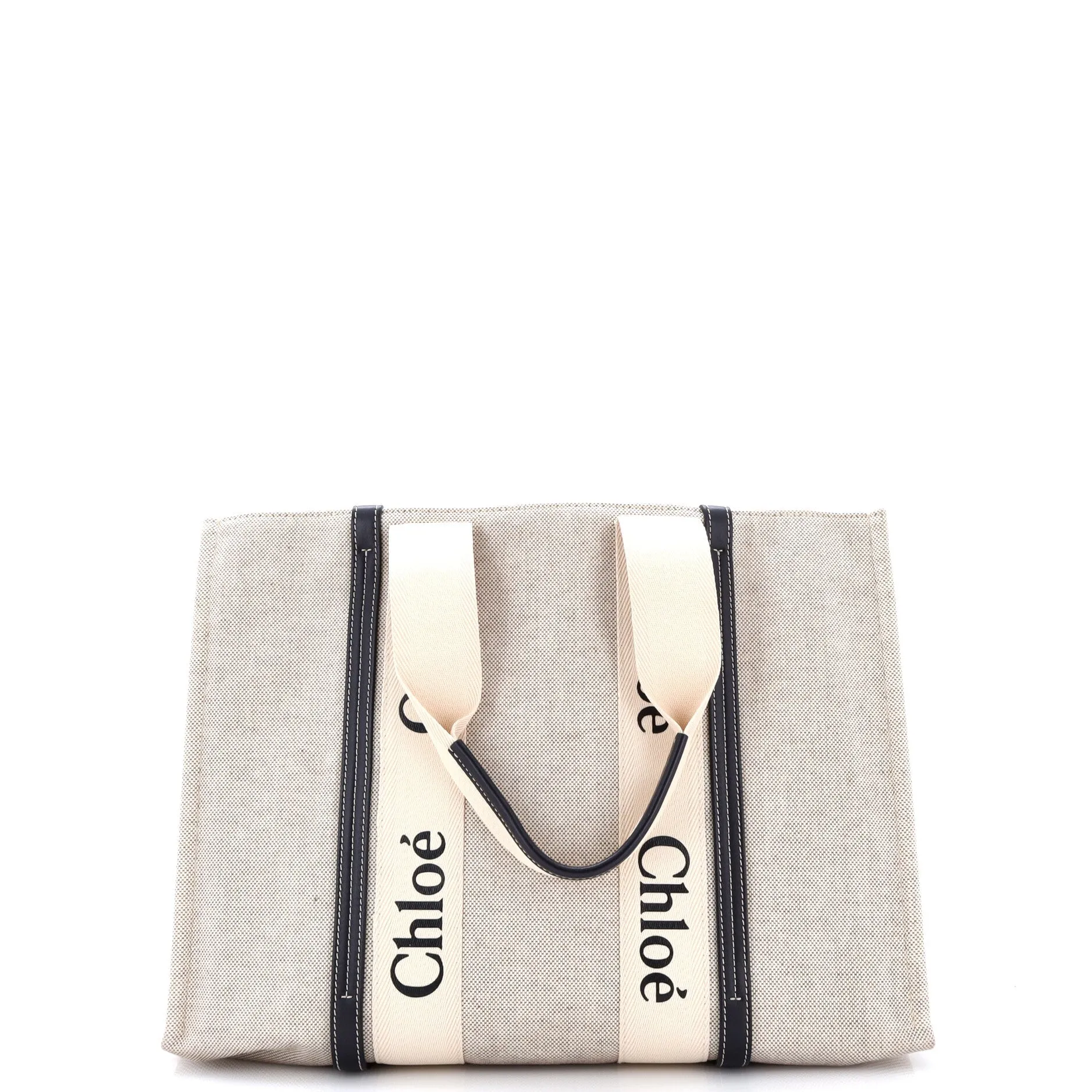 Woody Tote Canvas with Leather Large sold by Zulily product image thumbnail 3
