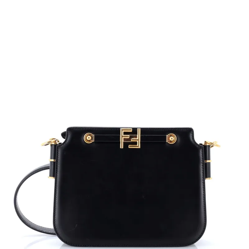 Touch Shoulder Bag Leather made by Fendi