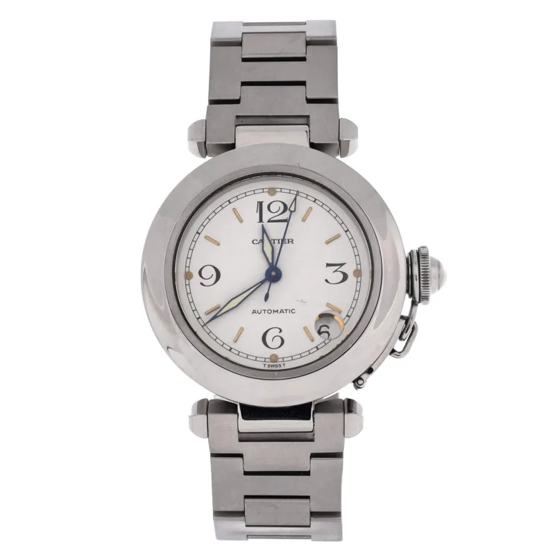 Pasha C Automatic Watch Stainless Steel 35 made by Cartier