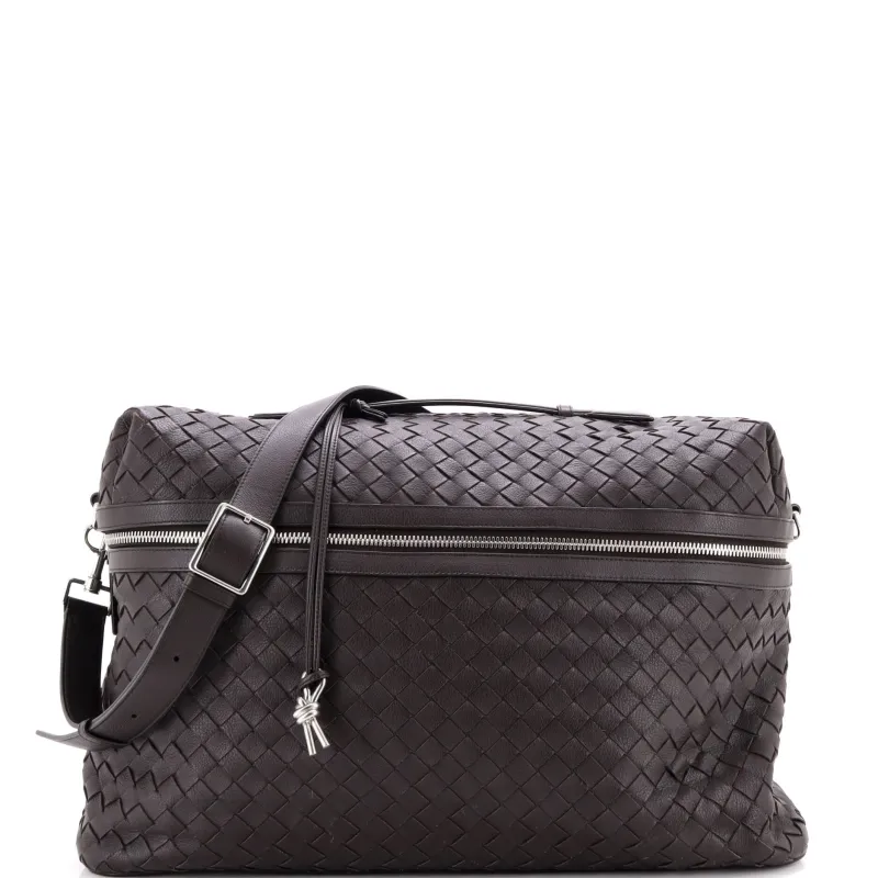 Bang Bang Weekender Bag Intrecciato Leather made by Bottega Veneta