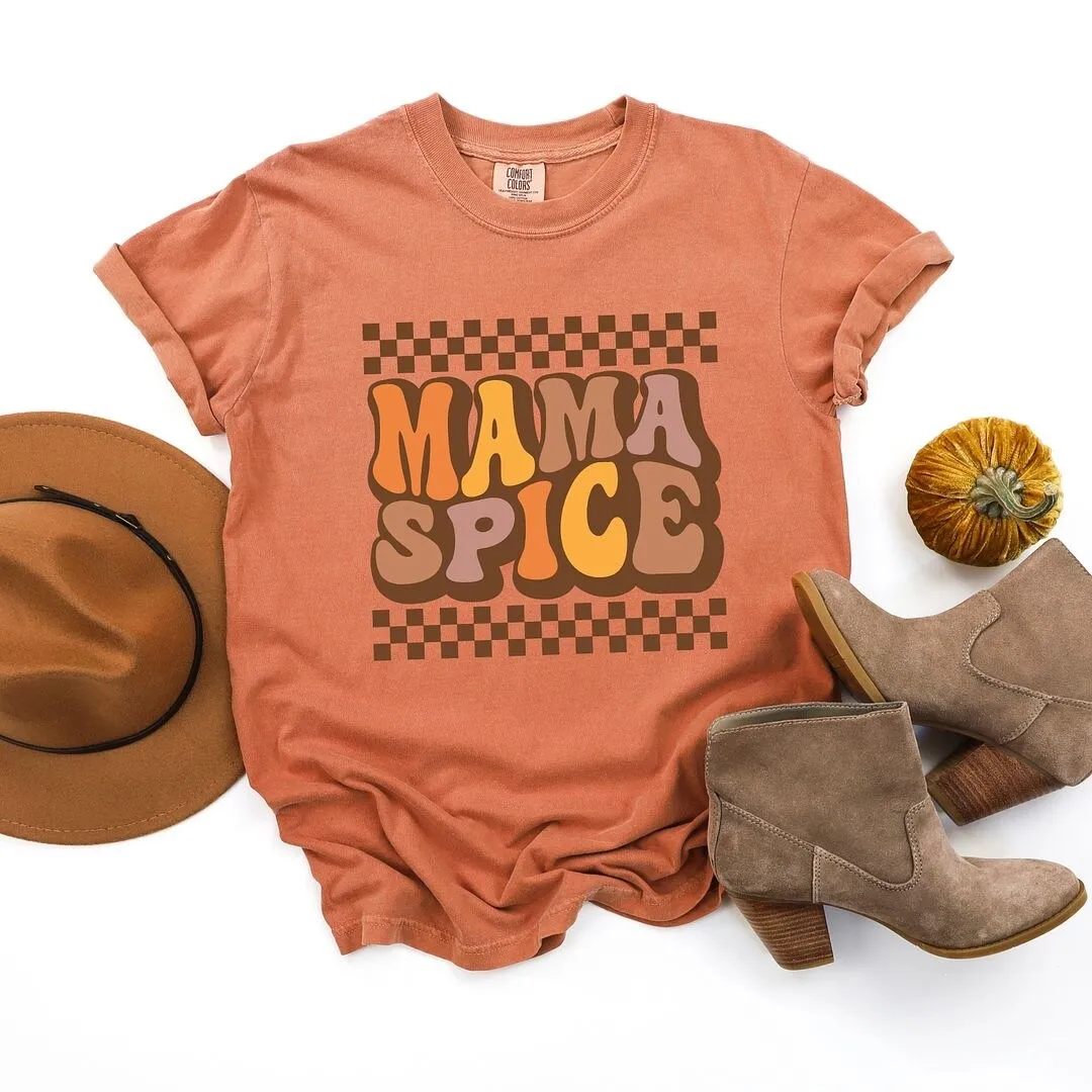 Mama Spice Checkered Garment Dyed Tee sold by Zulily