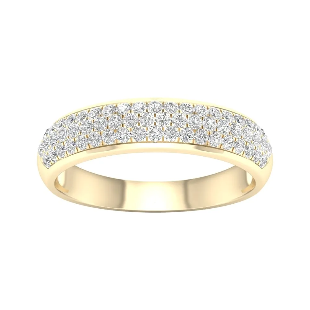 De Couer 1/2ct TDW Diamond Wedding Band in 10k Yellow Gold sold by Zulily