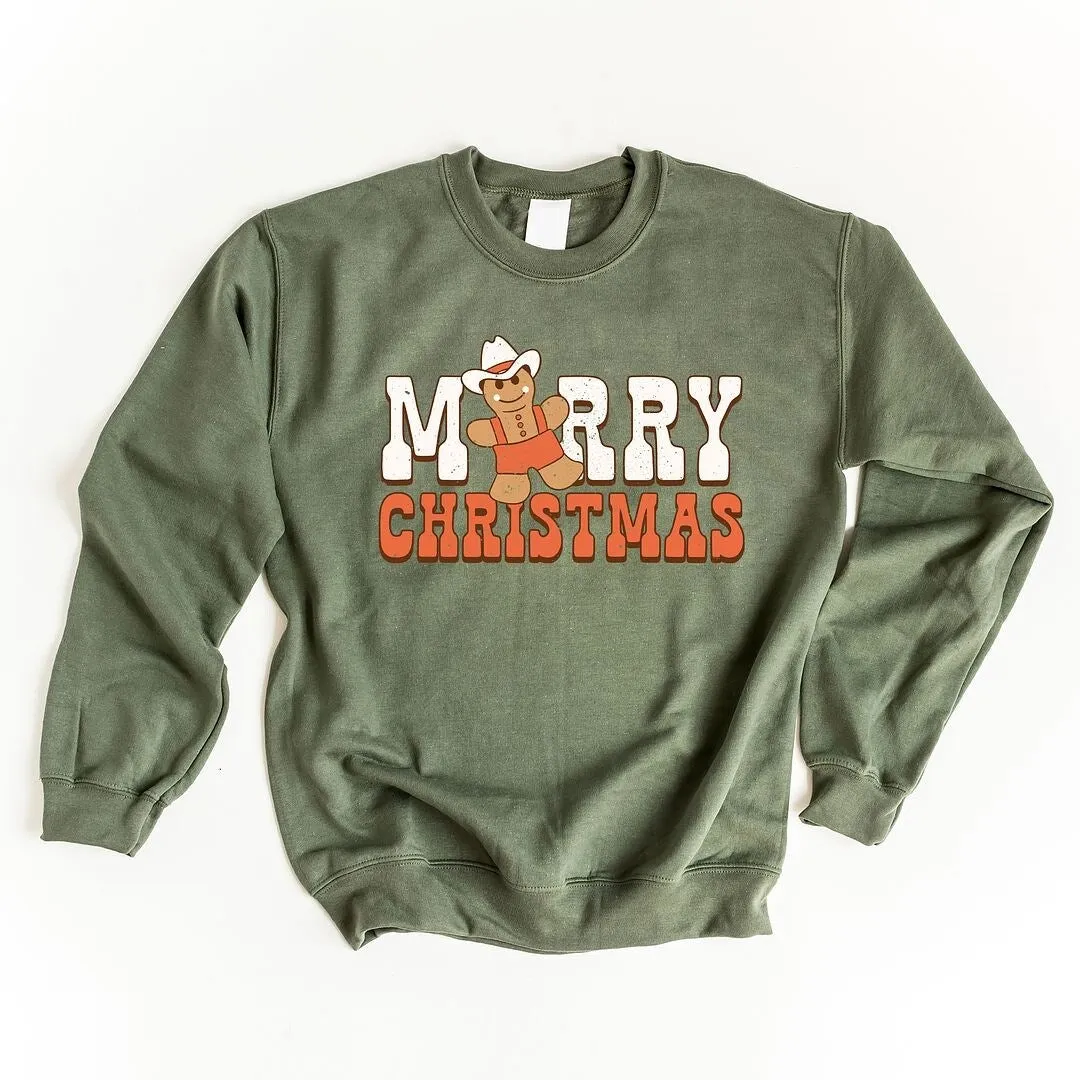 Merry Christmas Gingerbread Graphic Sweatshirt sold by Zulily product image thumbnail 2