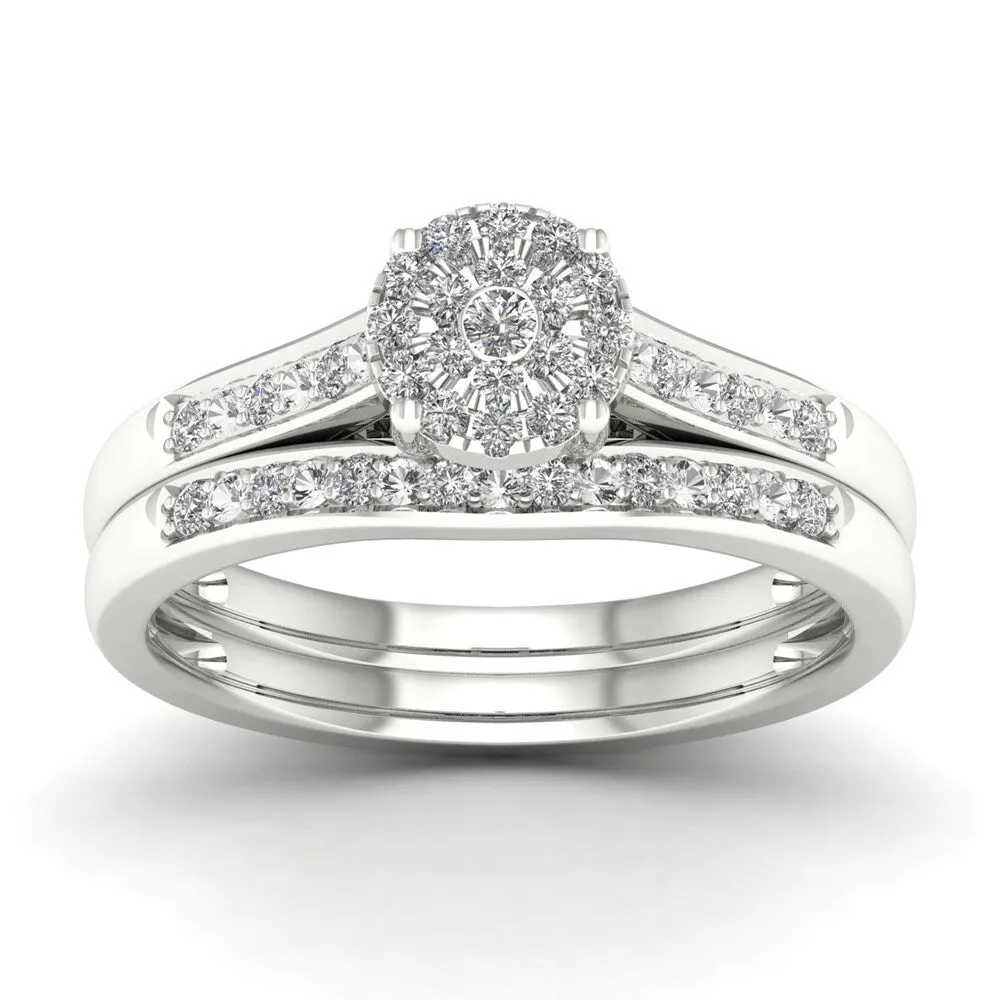 De Couer 1/5ct TDW Diamond Engagement Ring sold by Zulily