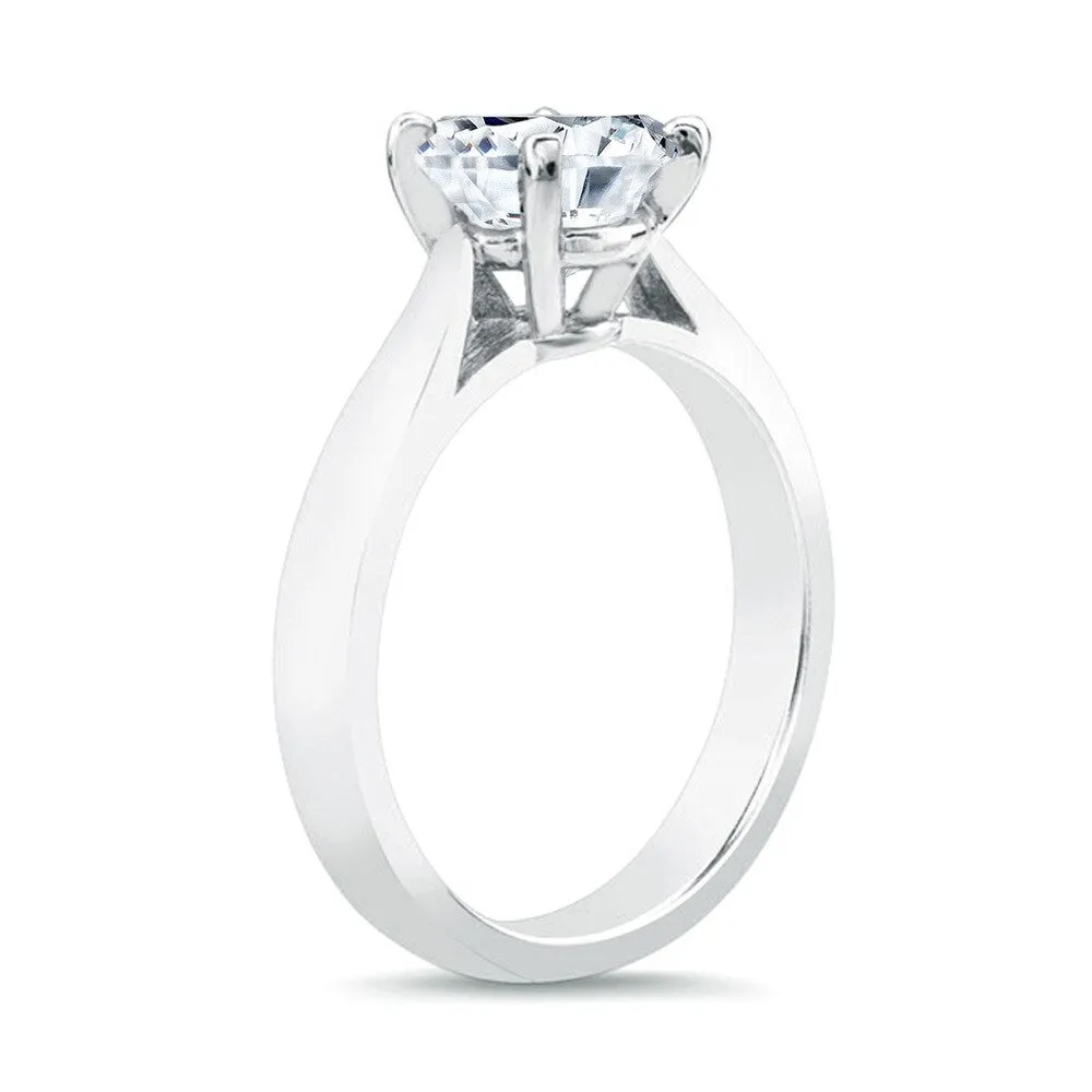 Auriya 14k Gold 3ct TDW Clarity-Enhanced Round Diamond Solitaire Ring (G-H, I1-I2) sold by Zulily product image thumbnail 3