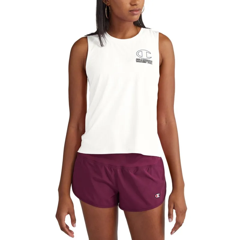 Champion Women's Absolute Eco Logo Tank Top White Size Large sold by Zulily