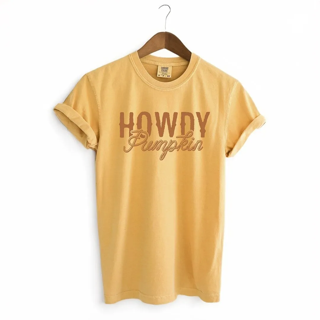 Howdy Pumpkin Rope Garment Dyed Tee sold by Zulily product image thumbnail 2