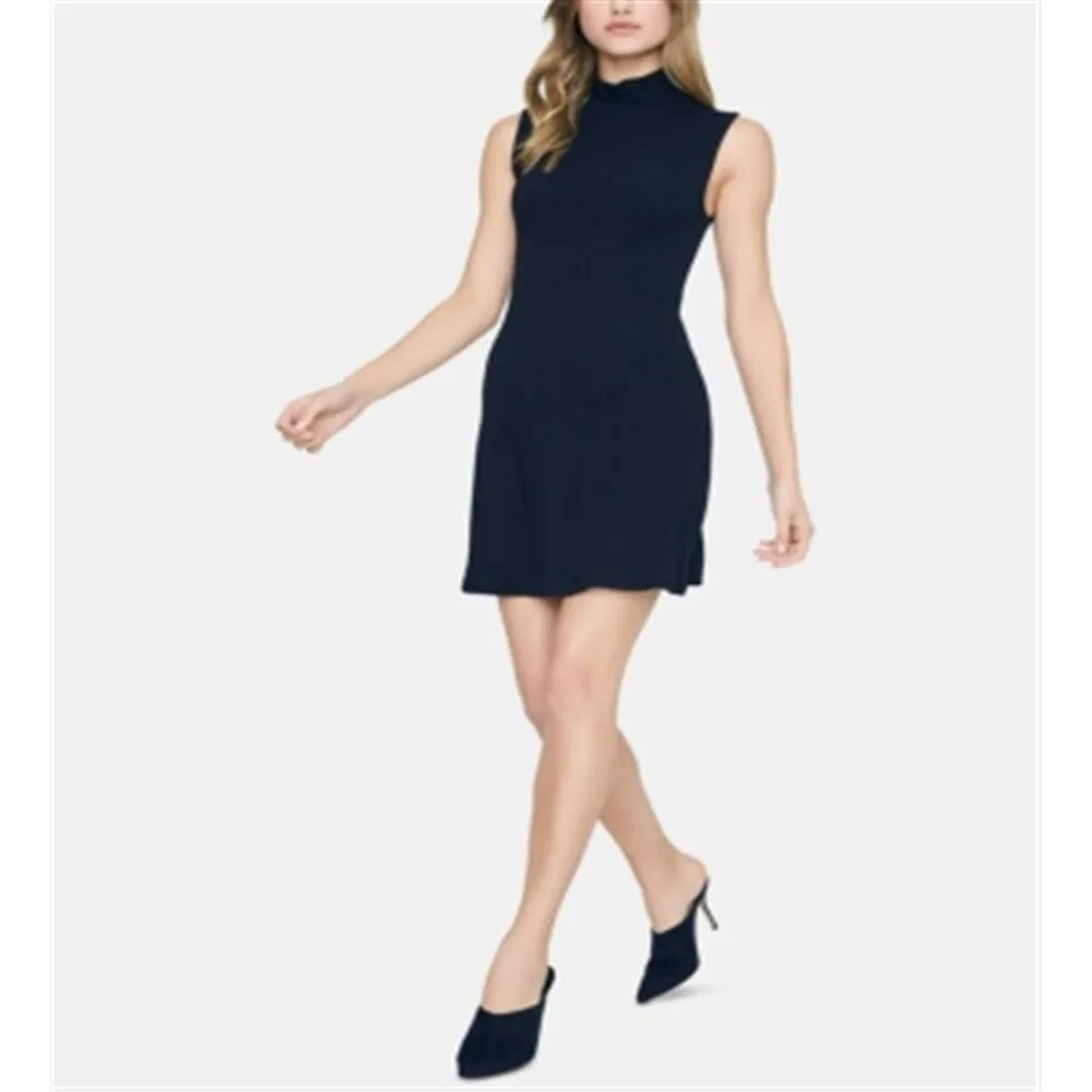 Sanctuary Women's Mock Neck Ribbed Party Dress Black Size Small sold by Zulily product image thumbnail 3