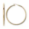 Curata 14K Gold 50mm (2") Seamless Polished Large Classic Hoop Tube Earrings sold by Zulily
