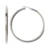 Curata 14K Gold 50mm (2") Seamless Polished Large Classic Hoop Tube Earrings sold by Zulily