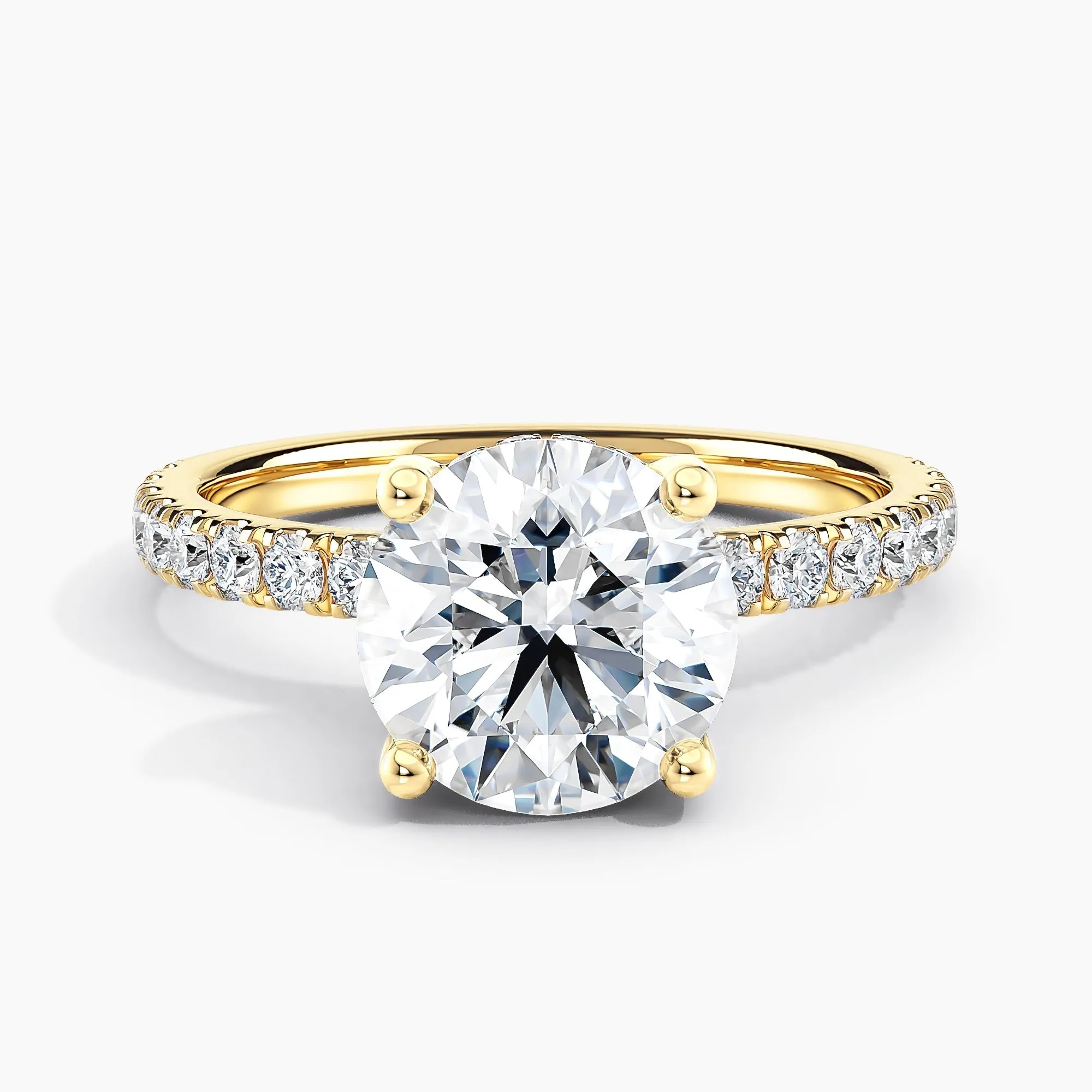 Auriya 14k Gold 1.75ctw Round Hidden-Halo Lab Grown Diamond Engagement Ring sold by Zulily product image thumbnail 2