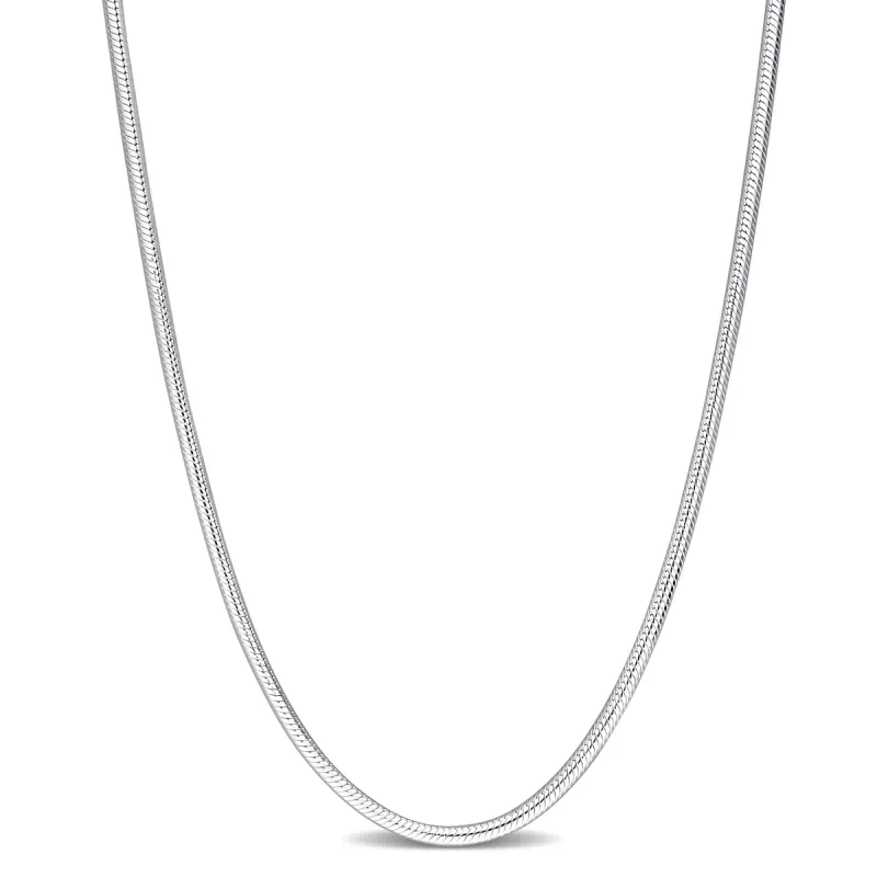 Miadora Sterling Silver Snake Chain Unisex Necklace sold by Zulily