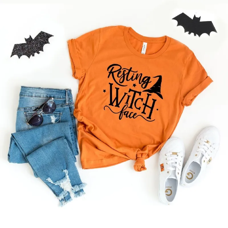 Resting Witch Face Short Sleeve Tee sold by Zulily