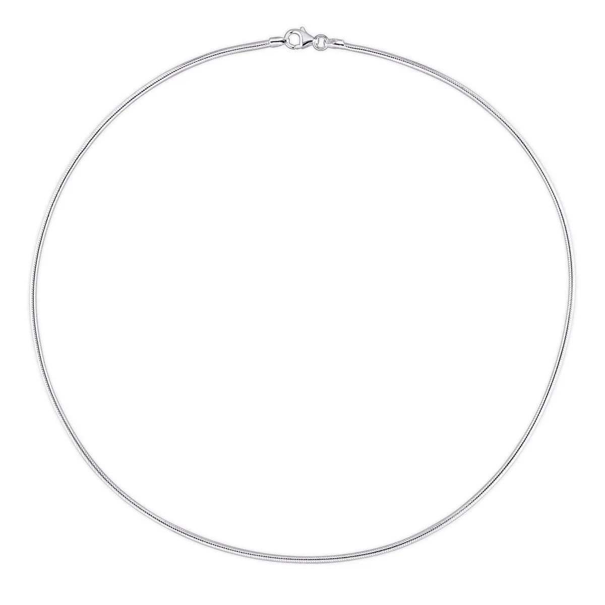 Miadora Sterling Silver Snake Chain Unisex Necklace sold by Zulily product image thumbnail 3