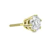 Auriya 14k Gold 1ct TDW Round 6-Prong SINGLE STUD (1) Diamond Earring sold by Zulily