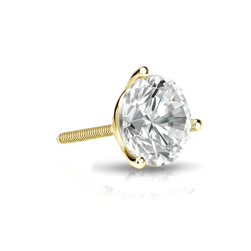 Auriya 14k Gold 1/2ct TDW Round SINGLE STUD (1) Diamond Earring sold by Zulily