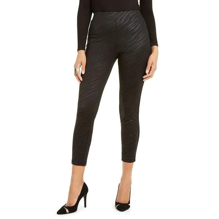 Thalia Sodi Women's Embossed Leggings Black Size Medium sold by Zulily