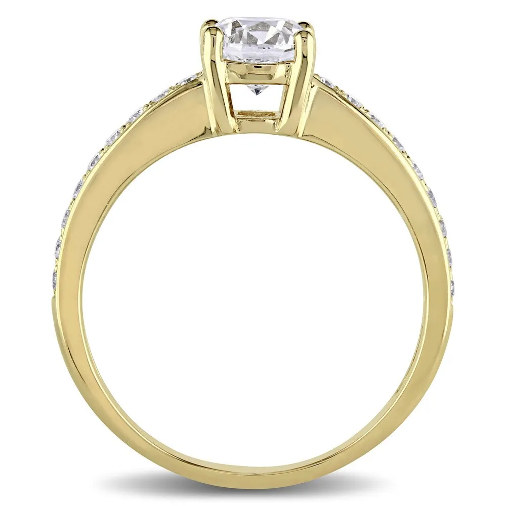 Miadora 14k Yellow Gold Certified 1-1/6ct TDW Diamond Engagement Ring (GIA) - White sold by Zulily product image thumbnail 5