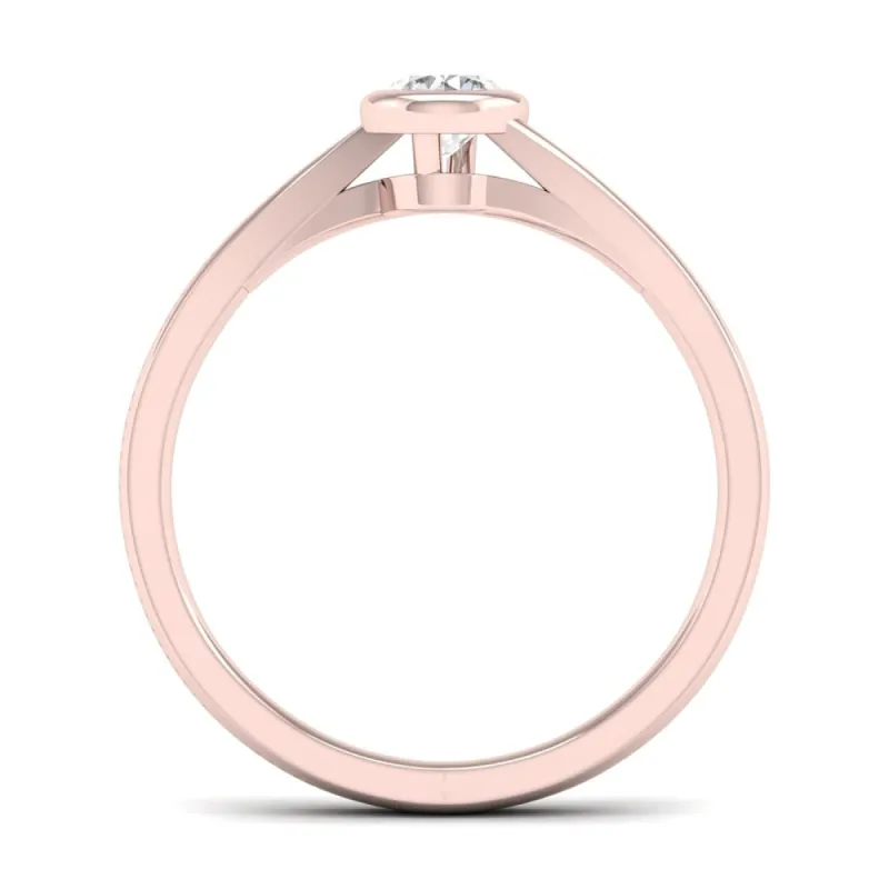 De Couer 10k Gold 1/5ct TDW Diamond Bypass Ring sold by Zulily