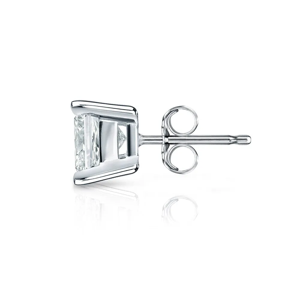 Auriya 1/3ctw Princess-Cut Diamond SINGLE STUD (1) Earring 14k Gold sold by Zulily product image thumbnail 5