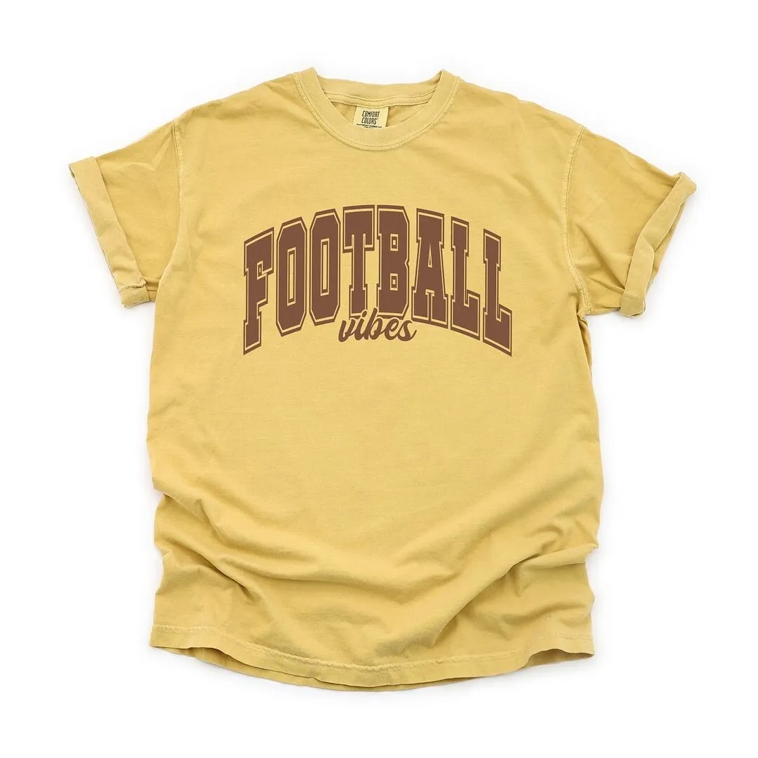 Varsity Football Vibes Garment Dyed Tee sold by Zulily product image thumbnail 2