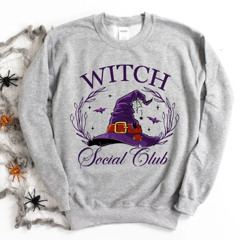 Witch Social Club Purple Hat Graphic Sweatshirt sold by Zulily
