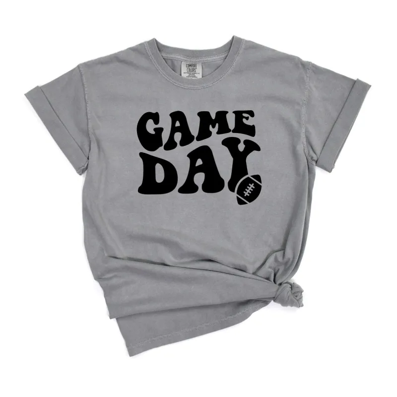 Game Day Football Garment Dyed Tee sold by Zulily