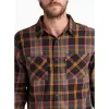 Junk Food Men's Camey Long Sleeve Plaid Shirt Black Size X-Large sold by Zulily