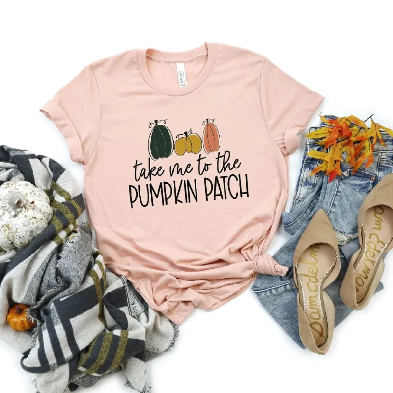Take Me To The Pumpkin Patch Short Sleeve Tee sold by Zulily