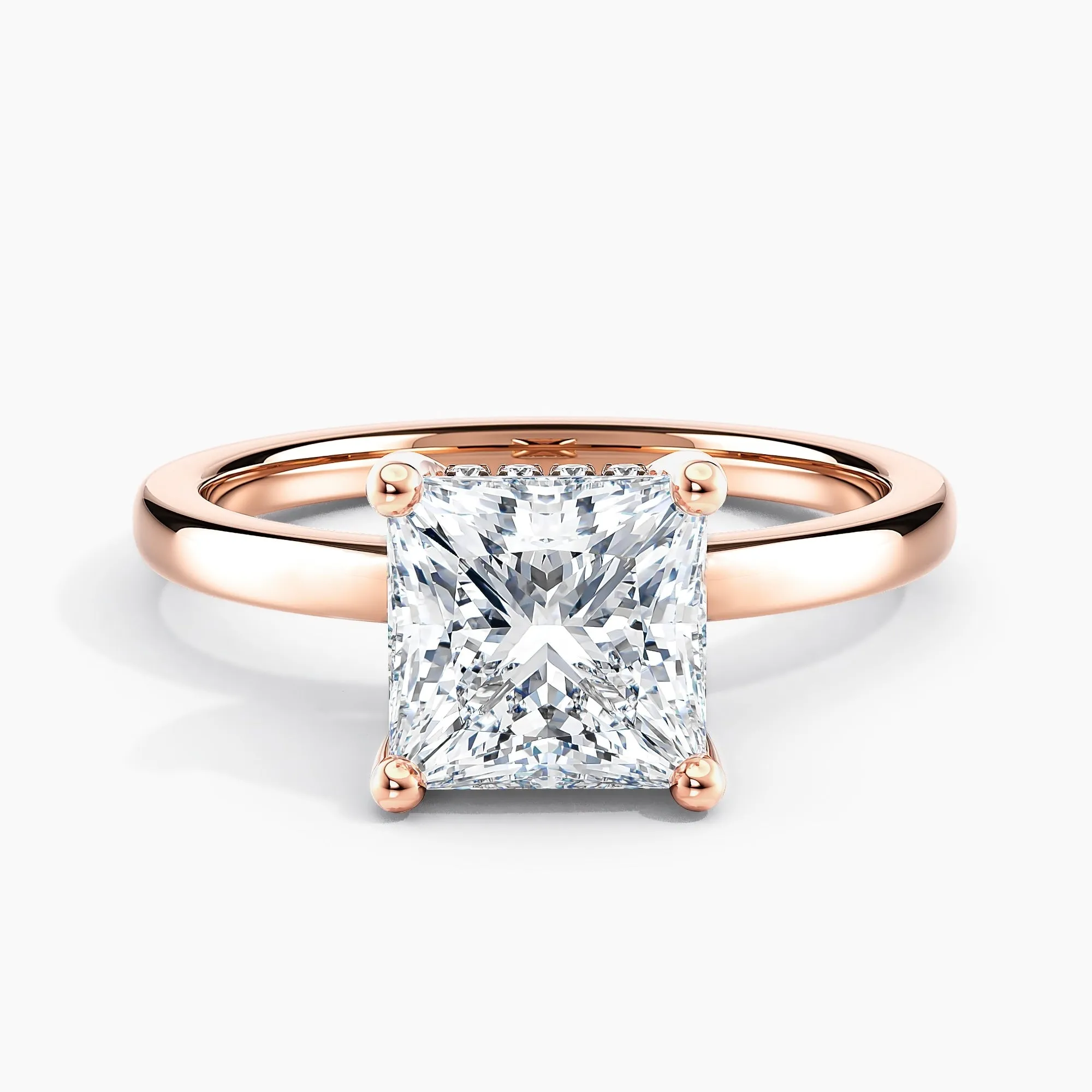 Auriya 14k Gold 0.75ctw Princess Hidden-Halo Lab Grown Diamond Engagement Ring sold by Zulily product image thumbnail 3