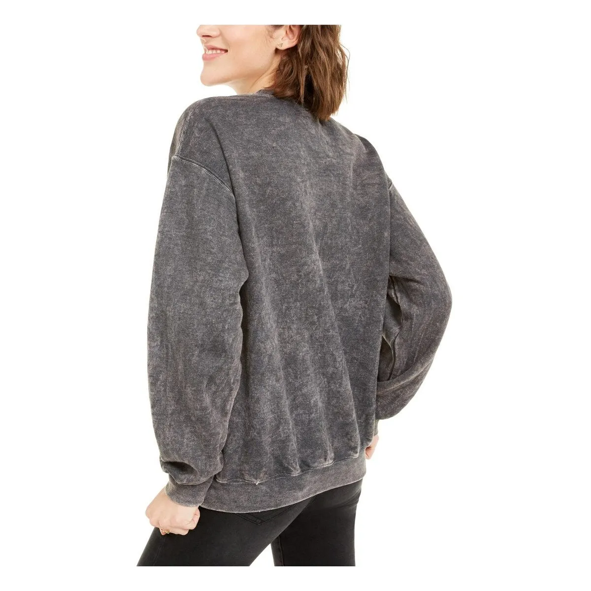 True Vintage Women's Nasa Fleece Graphic Sweatshirt Gray Size S sold by Zulily product image thumbnail 2