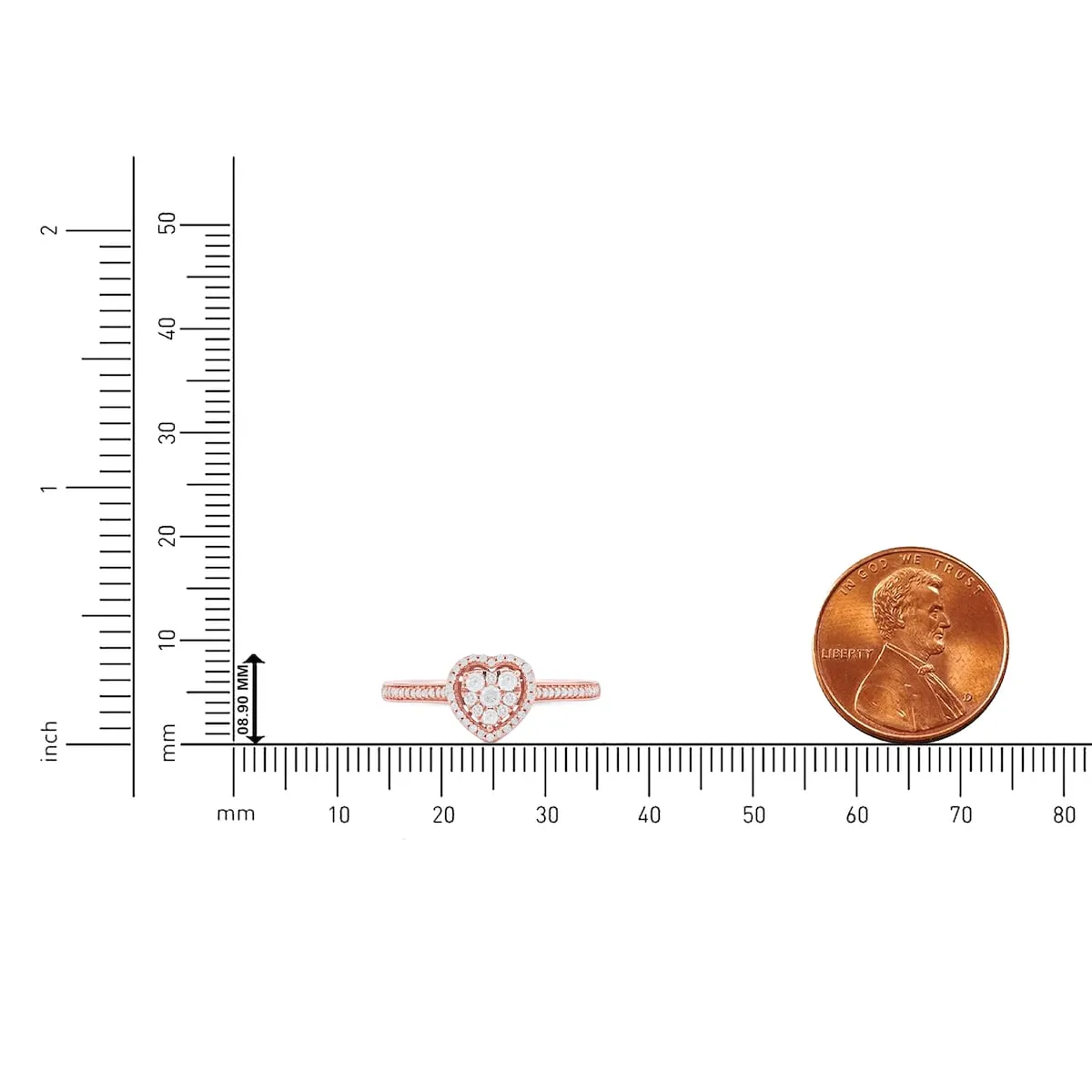 De Couer 10k Rose Gold 1/4ct TDW Diamond Halo Engagement Ring sold by Zulily product image thumbnail 5