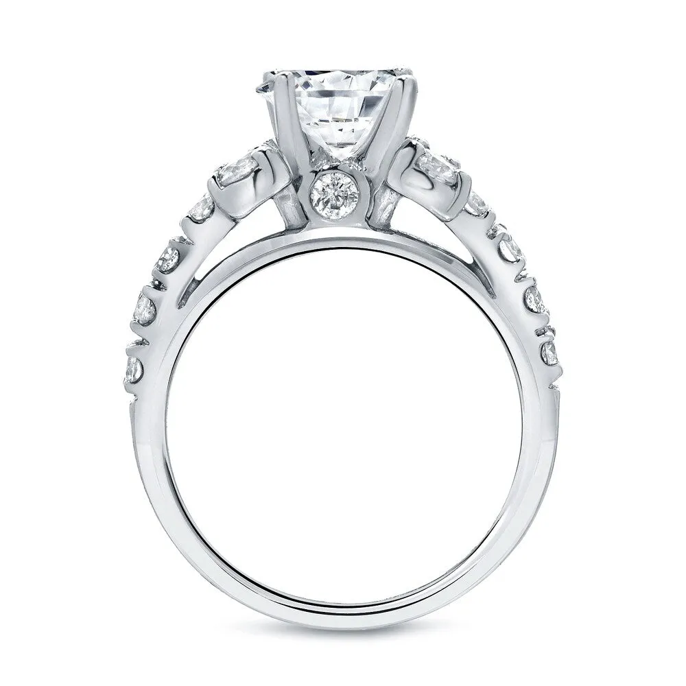 Auriya 3 1/2ctw Round Diamond Engagement Ring Set 14k Gold Certified sold by Zulily product image thumbnail 5