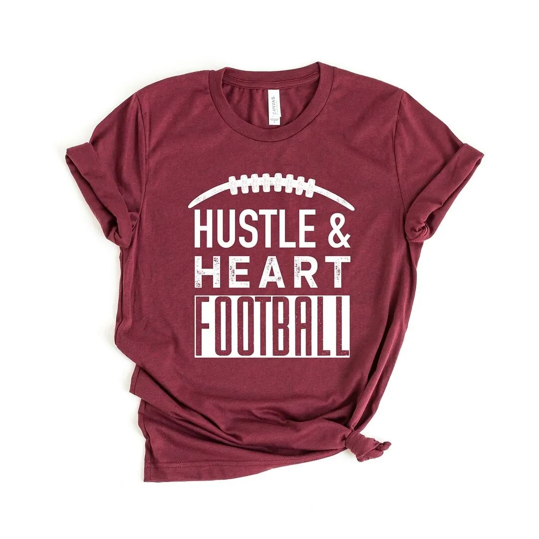 Hustle And Heart Football Short Sleeve Tee sold by Zulily product image thumbnail 2