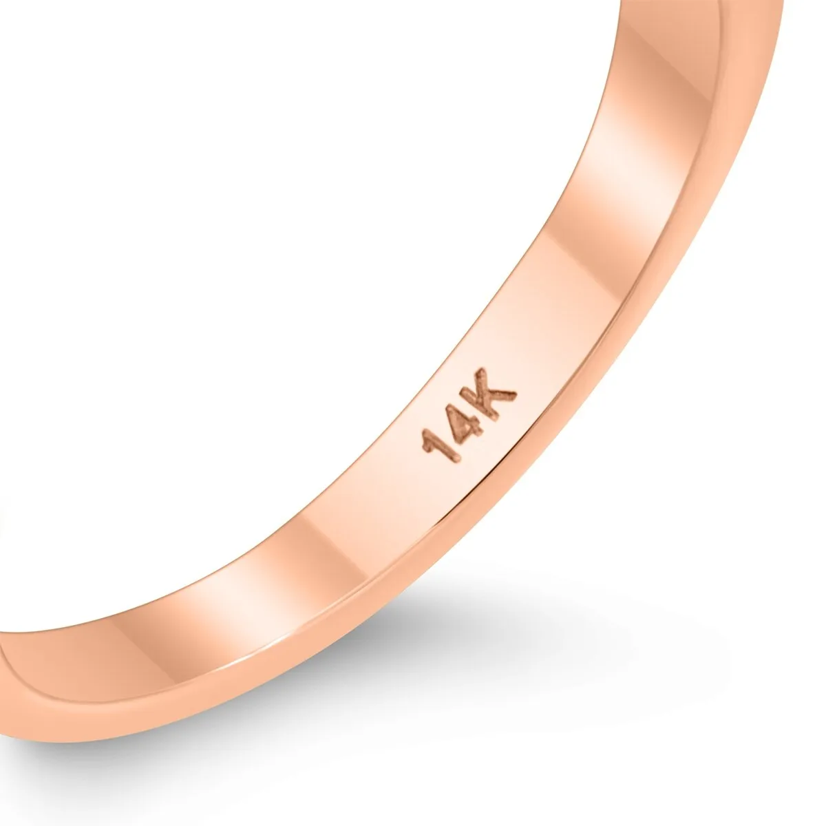 1.5MM Thin Rope Twist Wedding Band in 14K Rose Gold sold by Zulily product image thumbnail 3