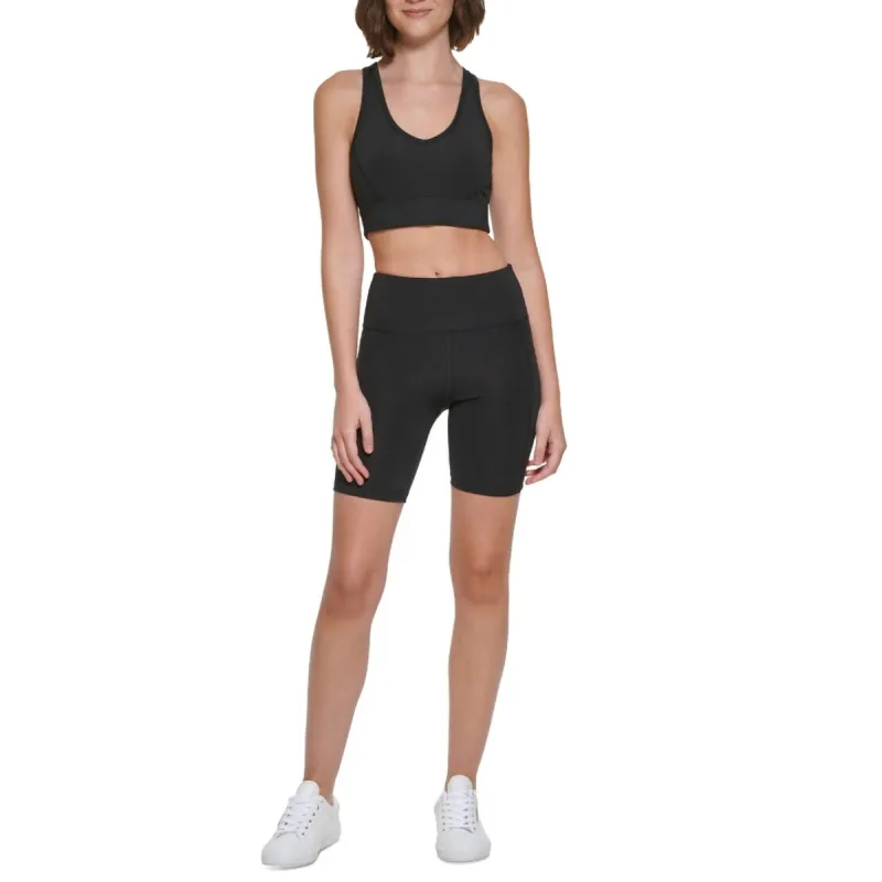 Calvin Klein Women's Medium Impact Sports Bra Black Size X-Large - XL sold by Zulily