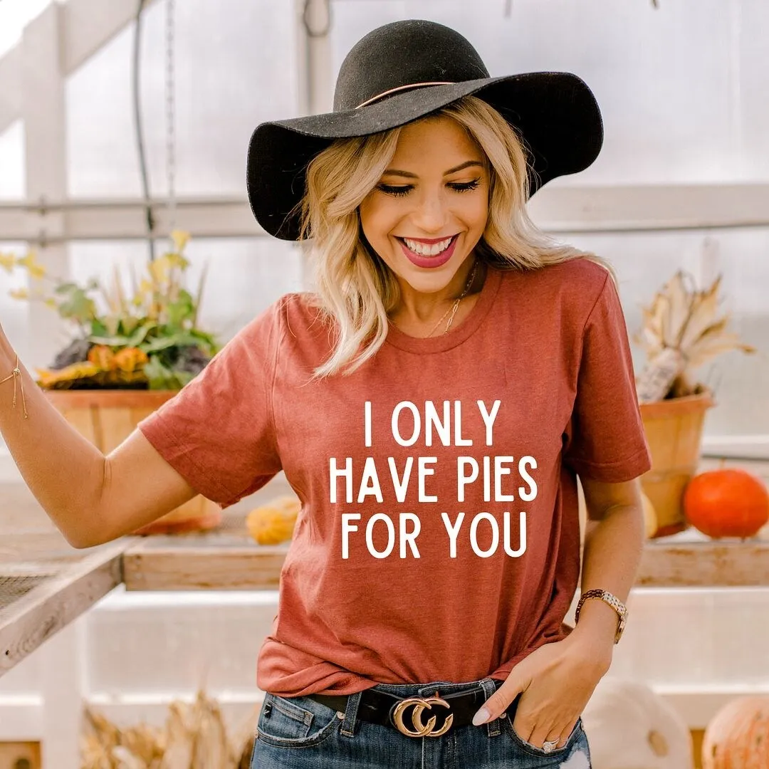 I Only Have Pies For You Short Sleeve Tee sold by Zulily product image thumbnail 3