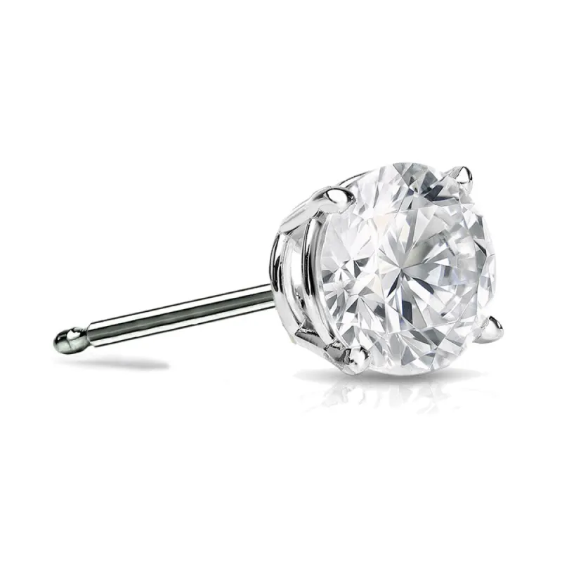 Auriya 14k Gold 3/4ct TDW Round SINGLE STUD (1) Diamond Earring sold by Zulily