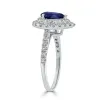 Auriya 1 1/2ct Pear-cut Blue Sapphire and 5/8ctw Diamond Engagement Ring 18K Gold sold by Zulily
