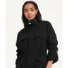 DKNY Women's Felt Cargo Jacket Black Size 0 sold by Zulily